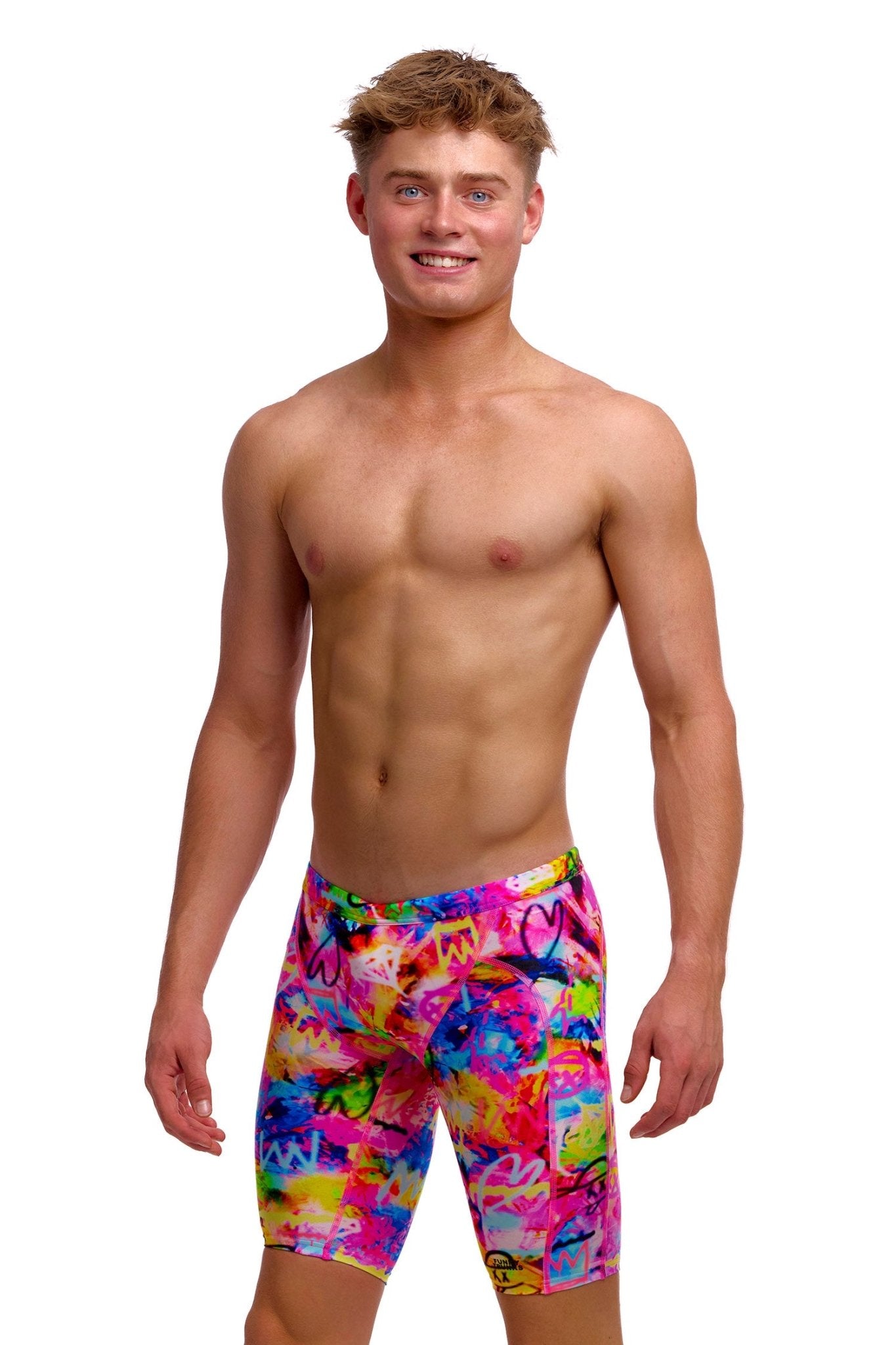 FUNKY TRUNKS BOYS TAG HER TRAINING JAMMER - Multicolour