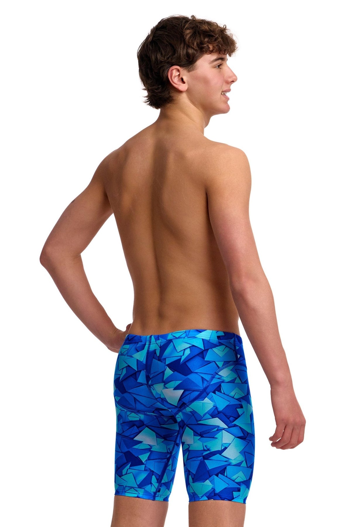 FUNKY TRUNKS BOYS TRY BLUE FAST TRAINING JAMMER - Blue