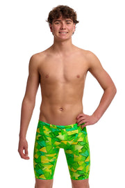 FUNKY TRUNKS BOYS TRY TONIC TRAINING JAMMER - Green