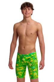 FUNKY TRUNKS BOYS TRY TONIC TRAINING JAMMER - Green