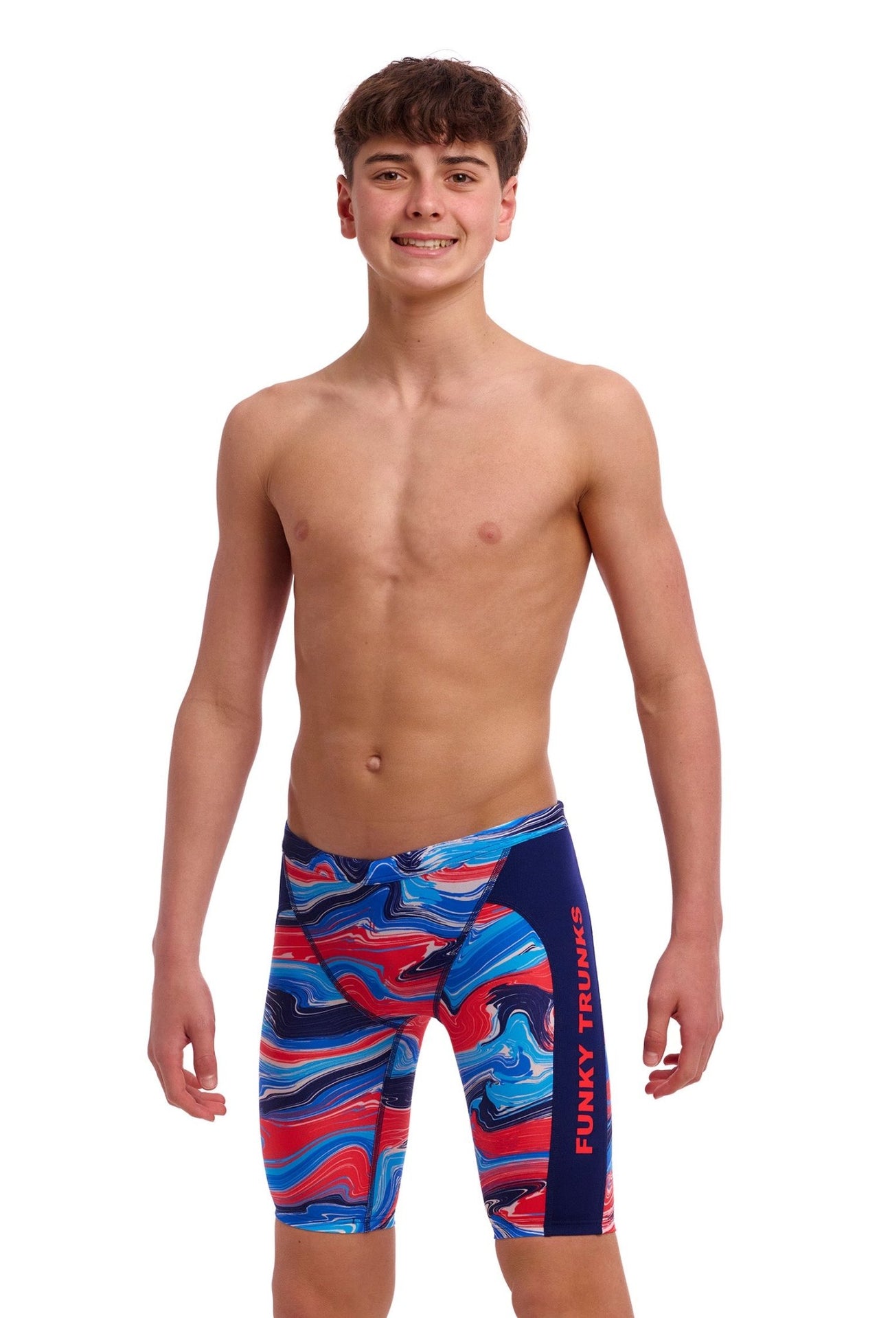 FUNKY TRUNKS BOYS WAVE CRAZE TRAINING JAMMER - Multicolour