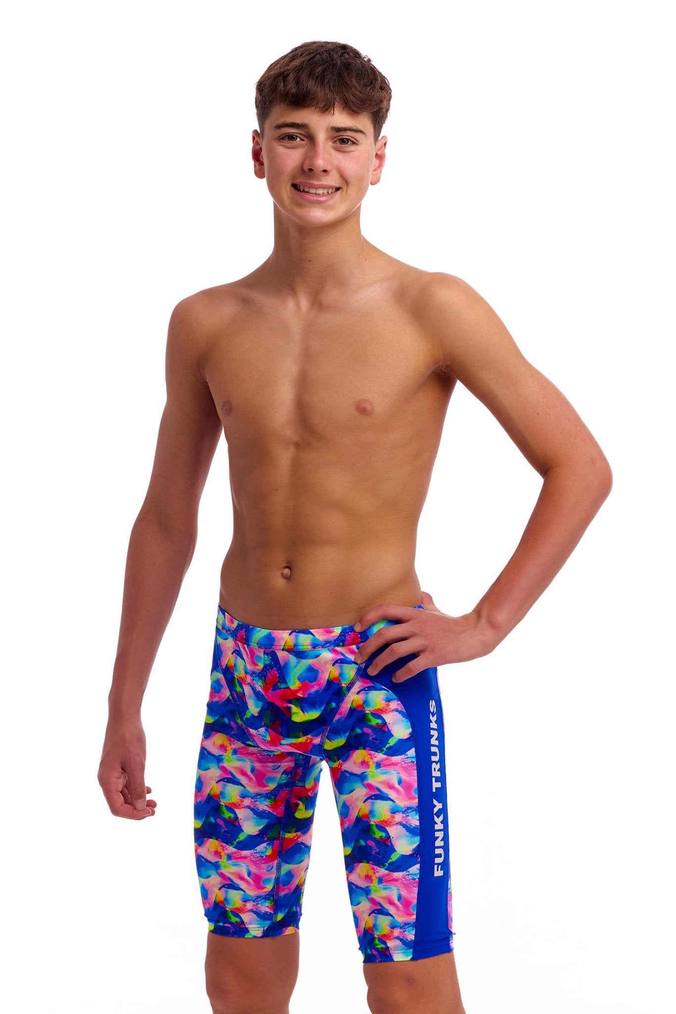 FUNKY TRUNKS BOYS WET WAVE TRAINING JAMMER - Multicolour