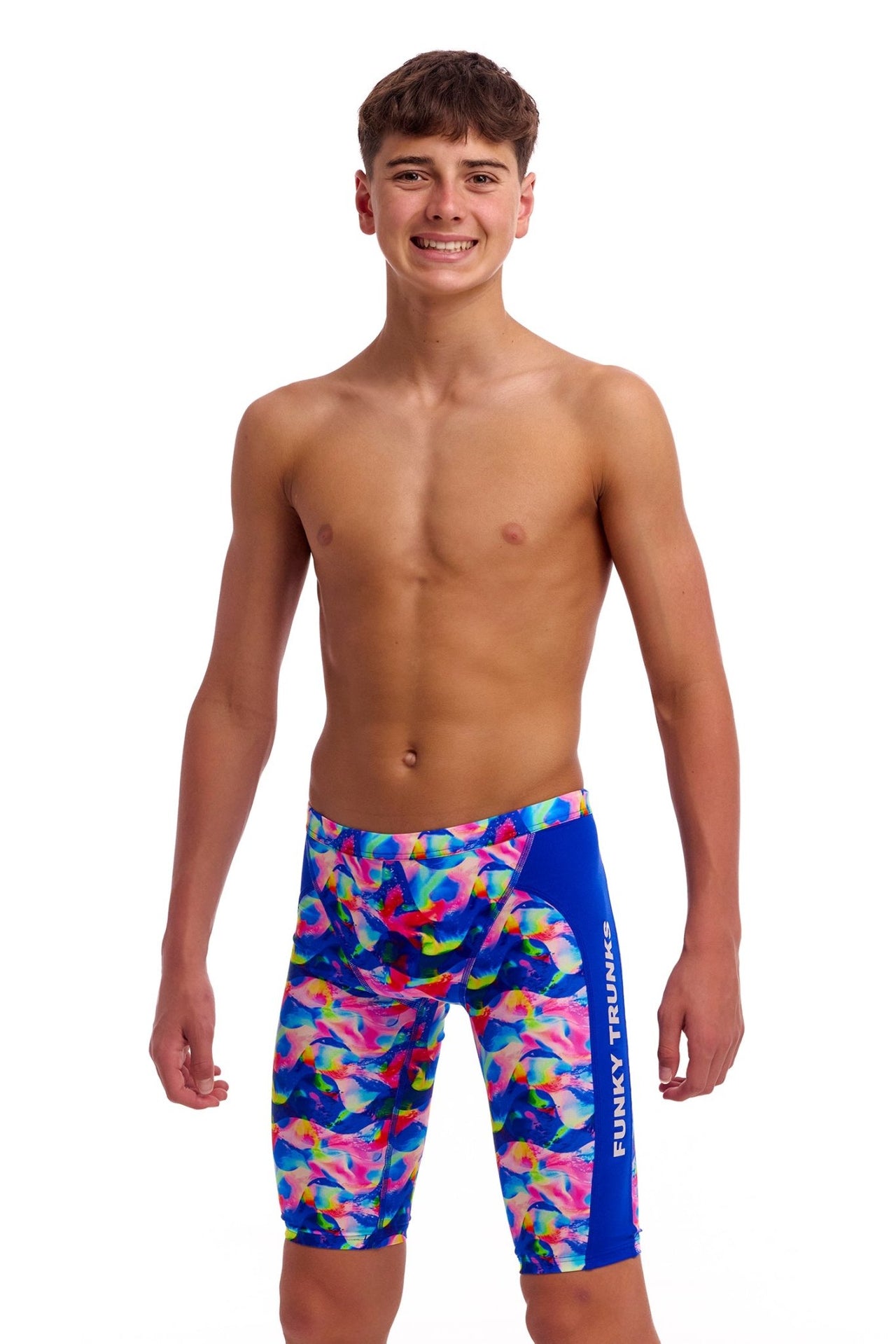 FUNKY TRUNKS BOYS WET WAVE TRAINING JAMMER - Multicolour