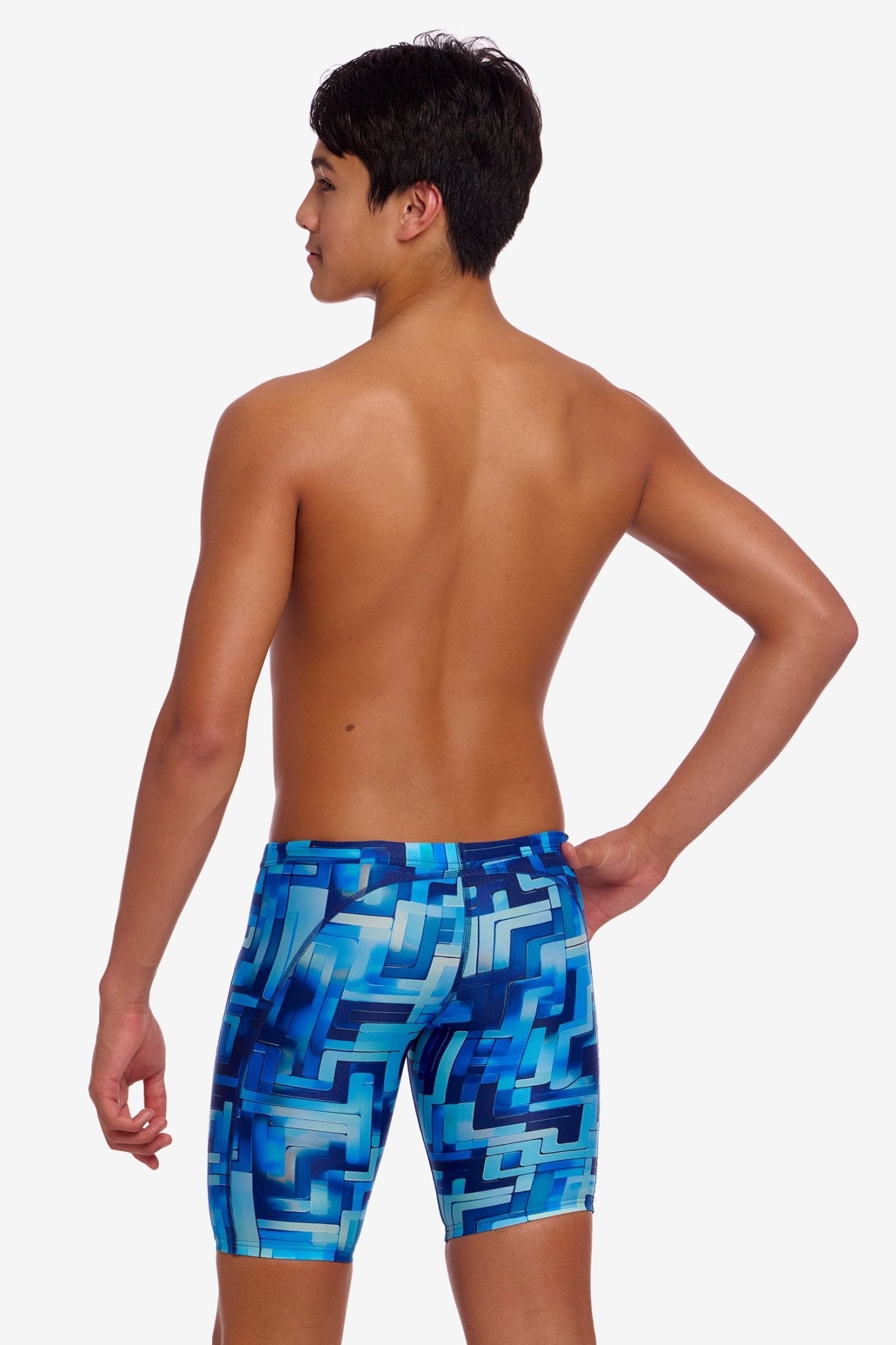 FUNKY TRUNKS BOYS YOU BLUED TRAINING JAMMER - Blue