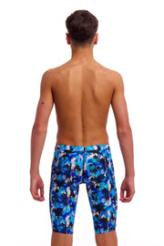 FUNKY TRUNKS BOYS YOU MESSER TRAINING JAMMER - Blue