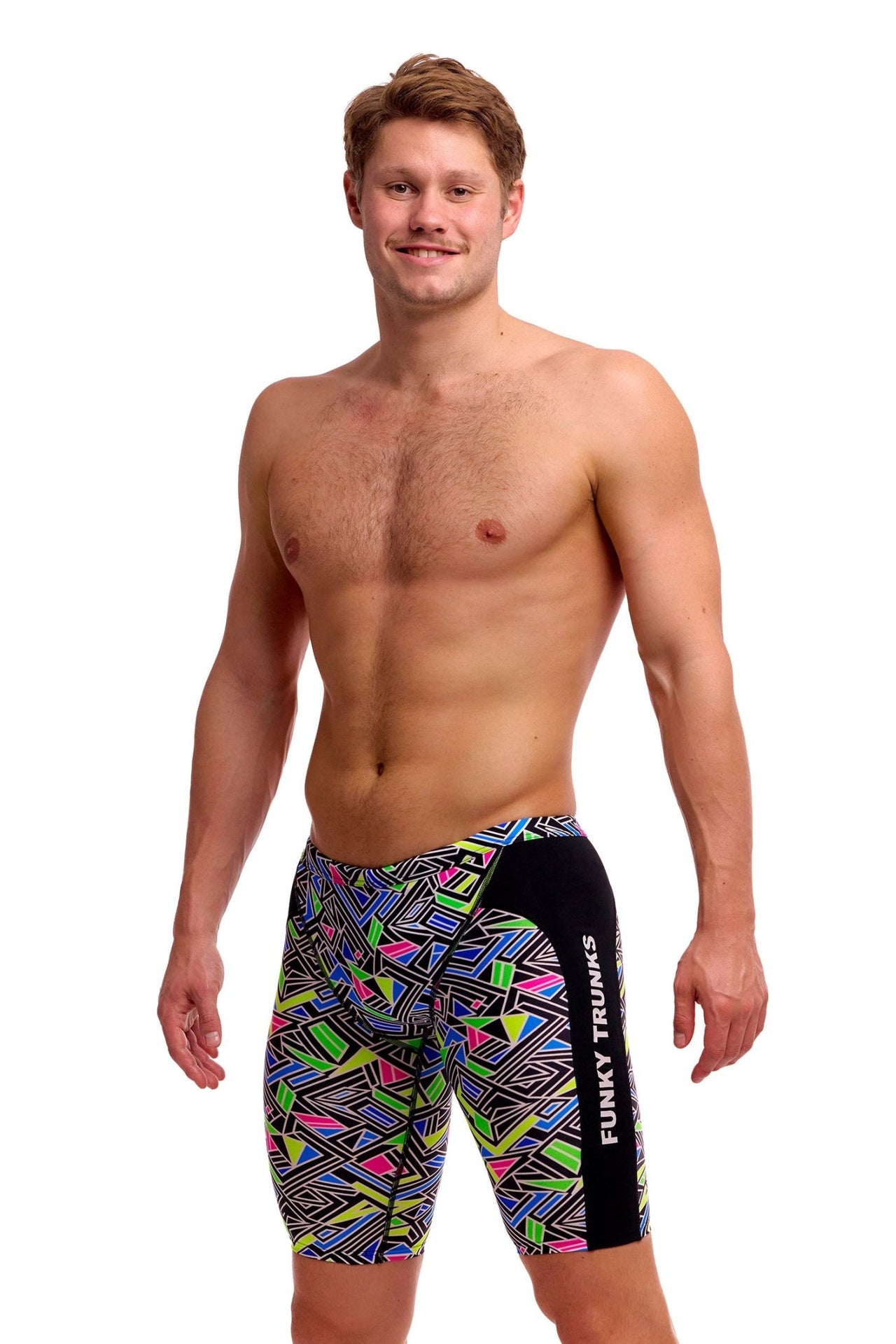 FUNKY TRUNKS MENS BITS OF PEACE TRAINING JAMMER - Multicolour