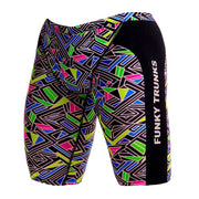 FUNKY TRUNKS MENS BITS OF PEACE TRAINING JAMMER - Multicolour