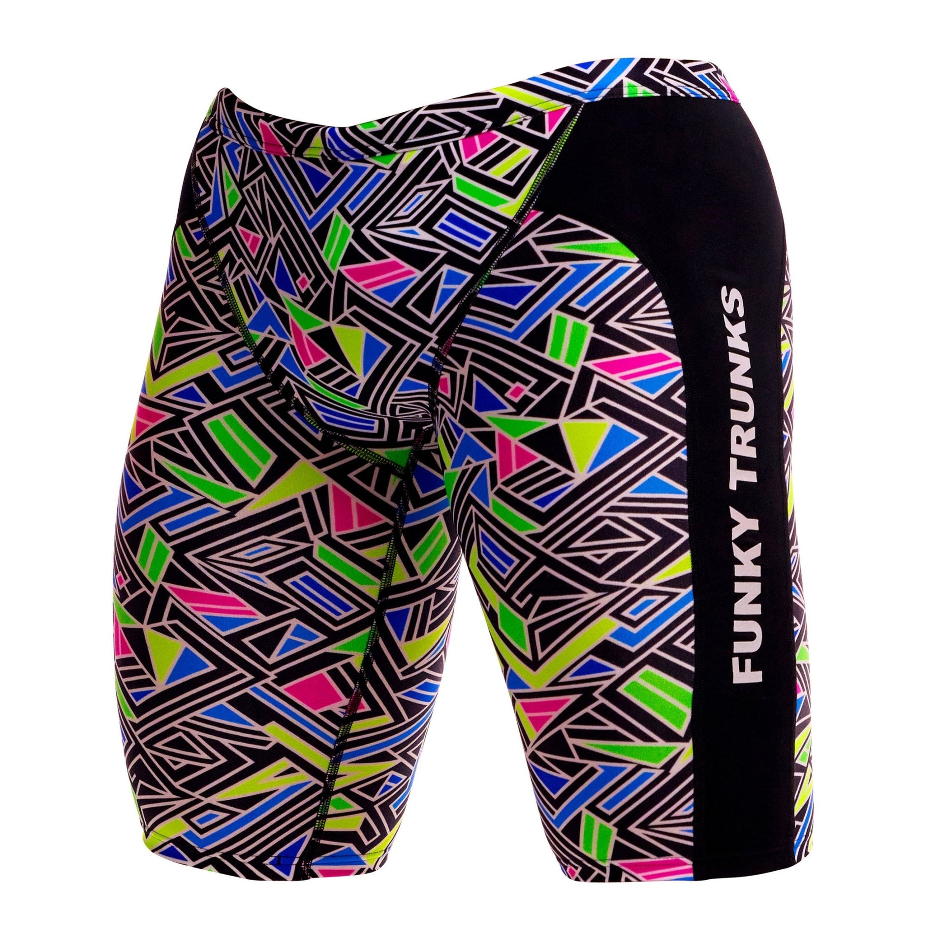 FUNKY TRUNKS MENS BITS OF PEACE TRAINING JAMMER - Multicolour