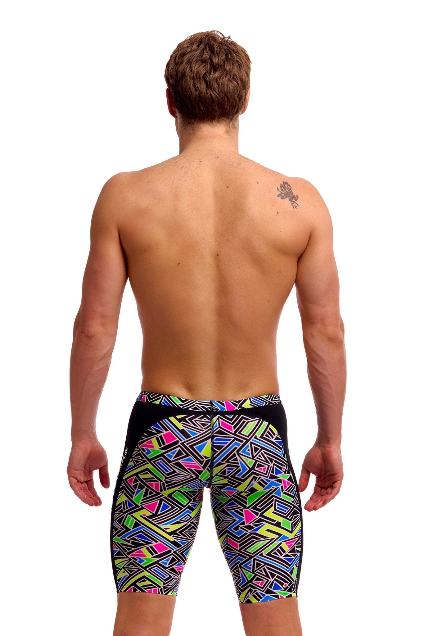 FUNKY TRUNKS MENS BITS OF PEACE TRAINING JAMMER - Multicolour
