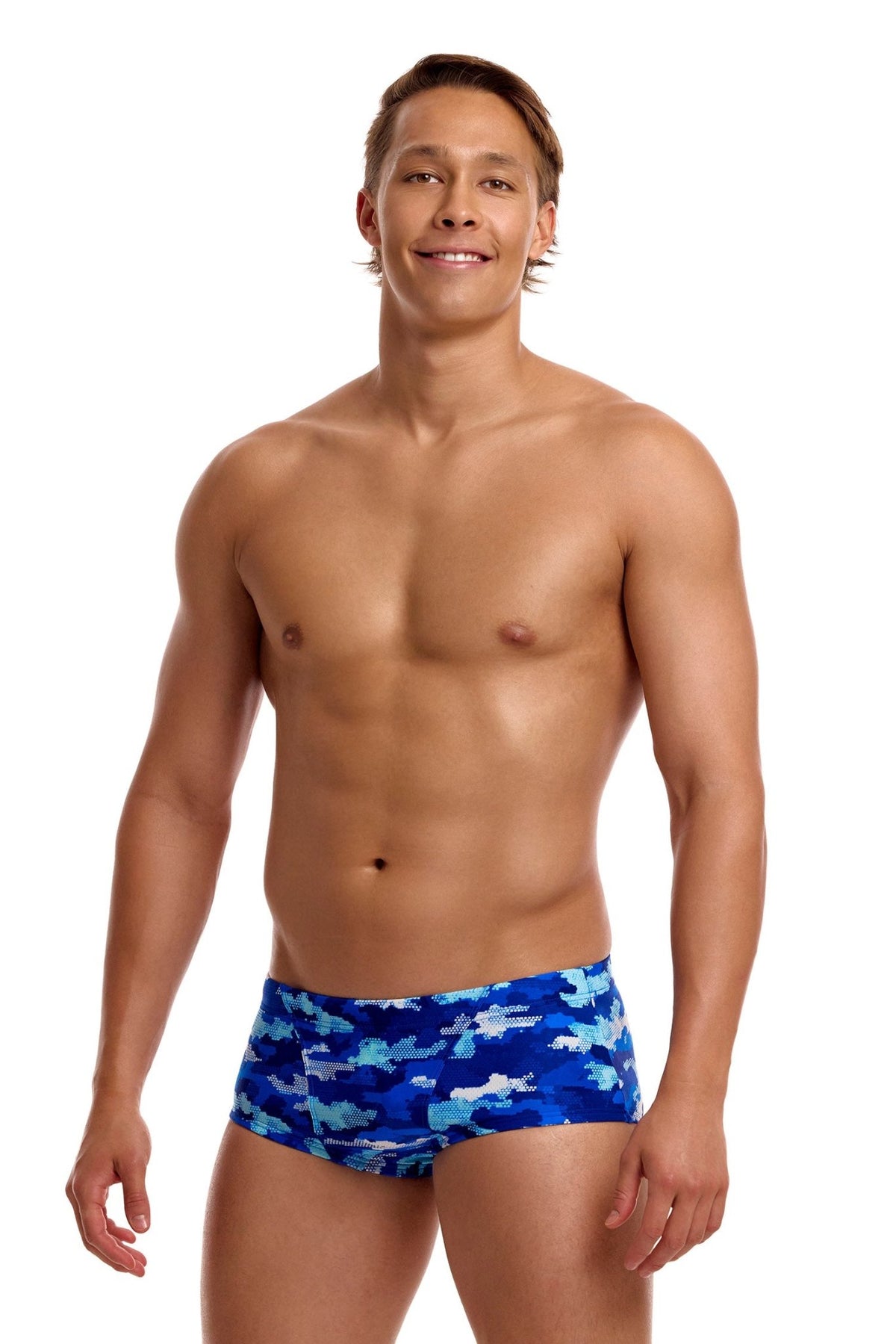 FUNKY TRUNKS MENS CLEAN MARINE CLASSIC TRUNKS - Blue