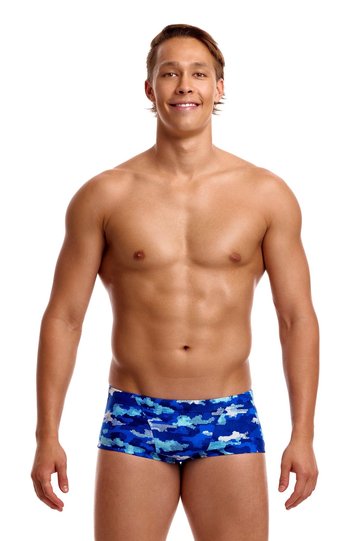 FUNKY TRUNKS MENS CLEAN MARINE CLASSIC TRUNKS - Blue