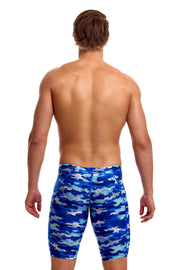 FUNKY TRUNKS MENS CLEAN MARINE TRAINING JAMMER - Blue