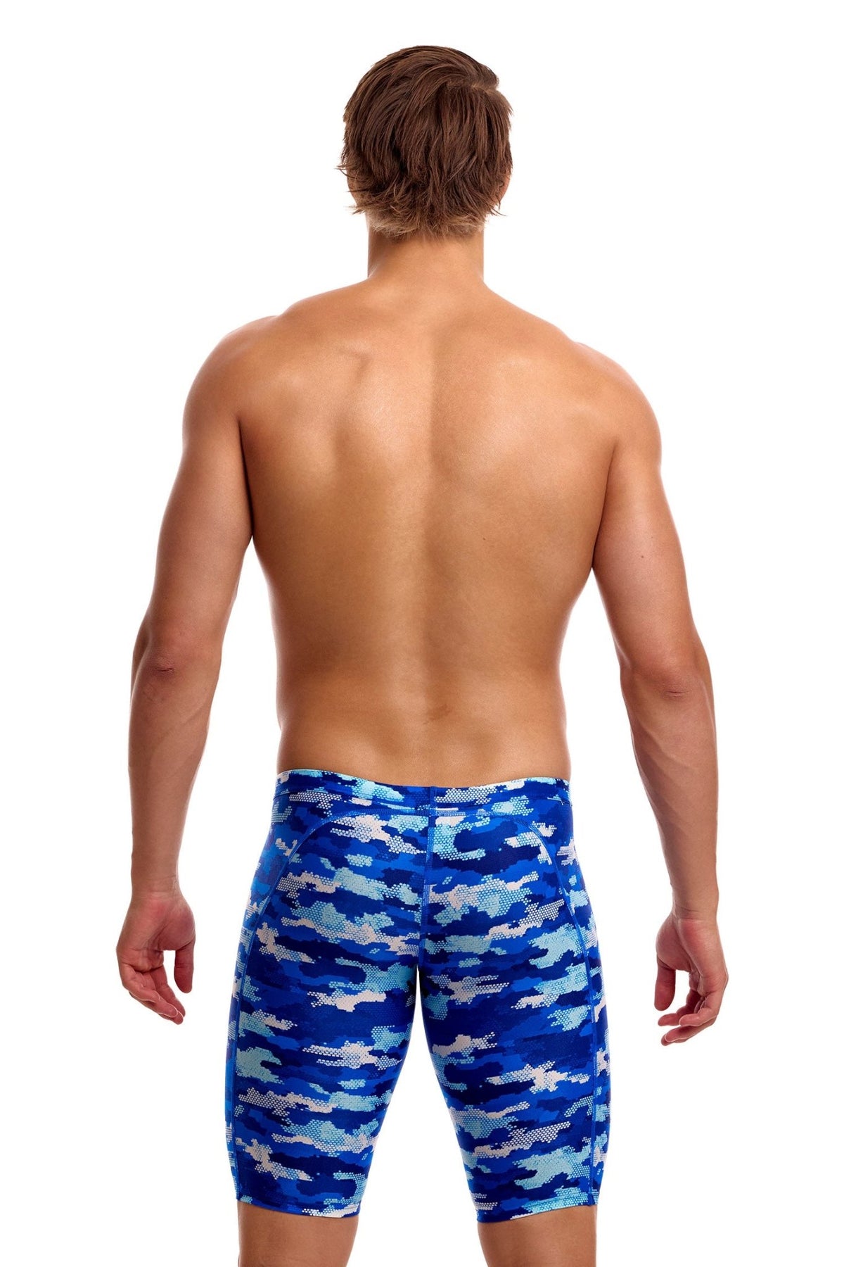 FUNKY TRUNKS MENS CLEAN MARINE TRAINING JAMMER - Blue