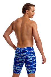 FUNKY TRUNKS MENS CLEAN MARINE TRAINING JAMMER - Blue