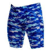 FUNKY TRUNKS MENS CLEAN MARINE TRAINING JAMMER - Blue