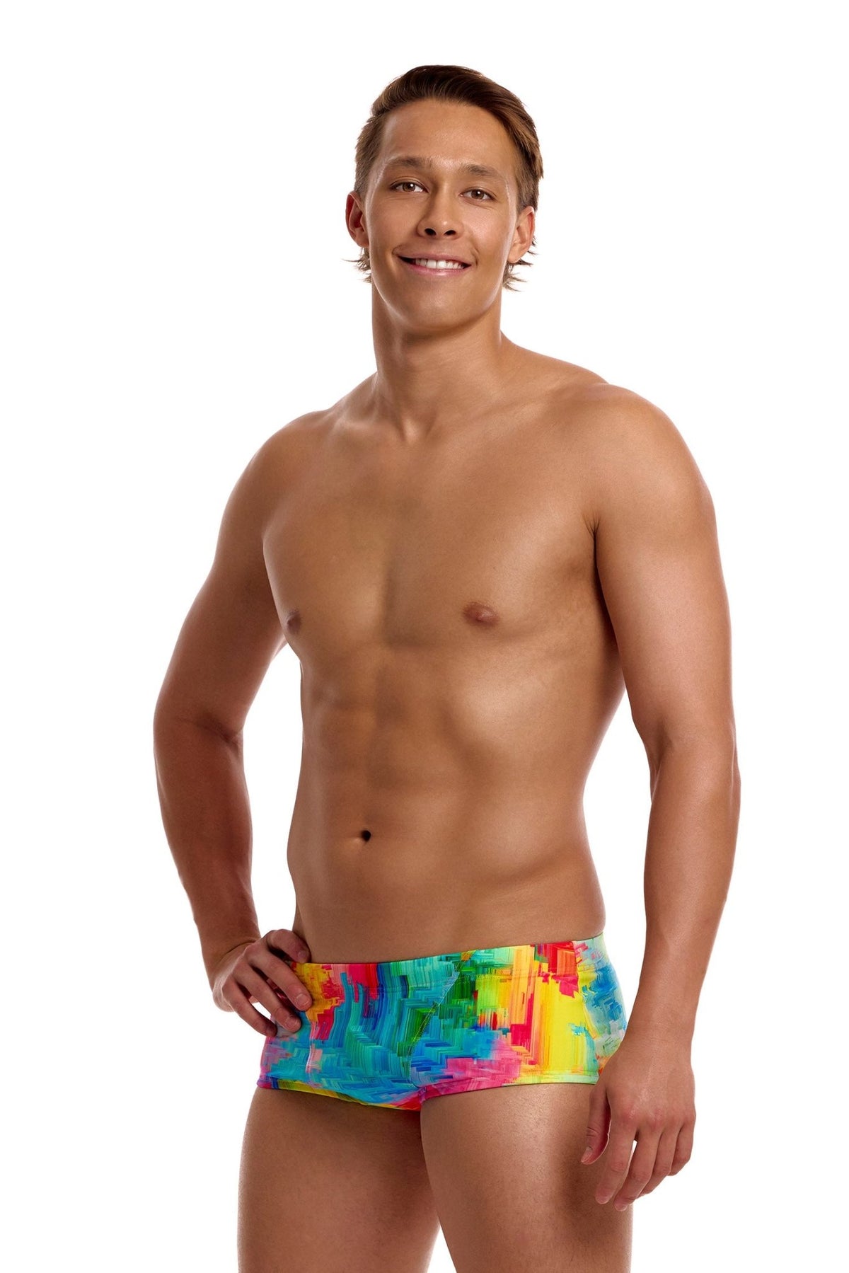 FUNKY TRUNKS MENS FALLING COLOURS CLASSIC TRUNKS - Multicolour