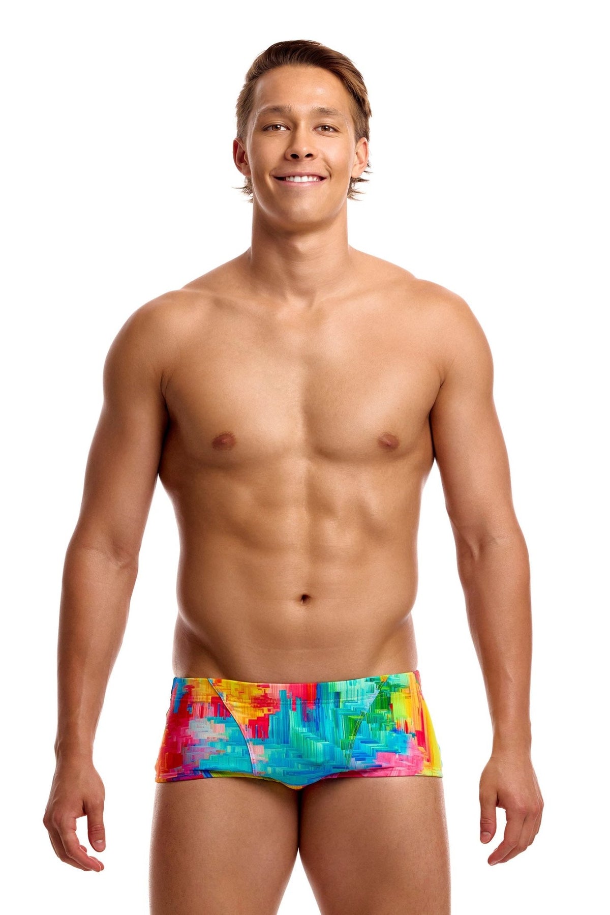 FUNKY TRUNKS MENS FALLING COLOURS CLASSIC TRUNKS - Multicolour