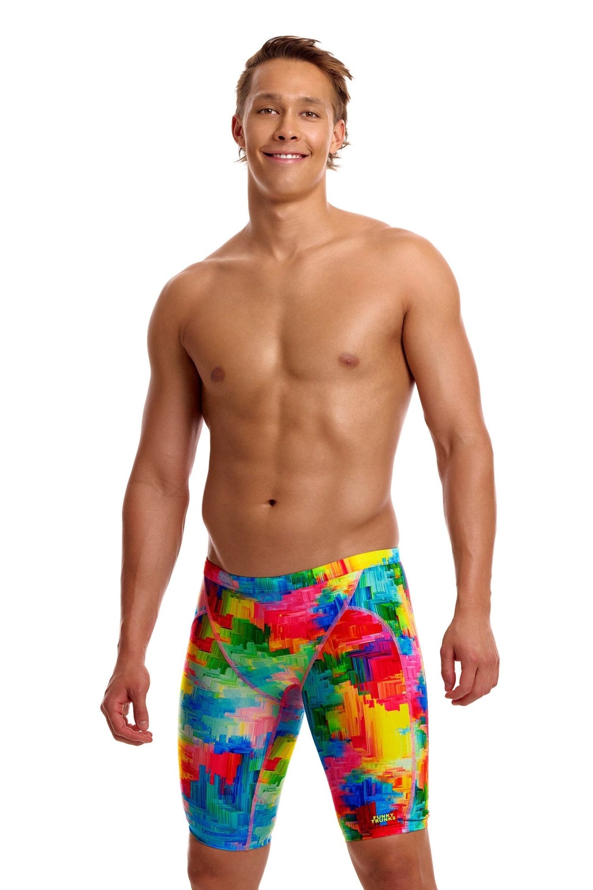 FUNKY TRUNKS MENS FALLING COLOURS TRAINING JAMMER - Multicolour