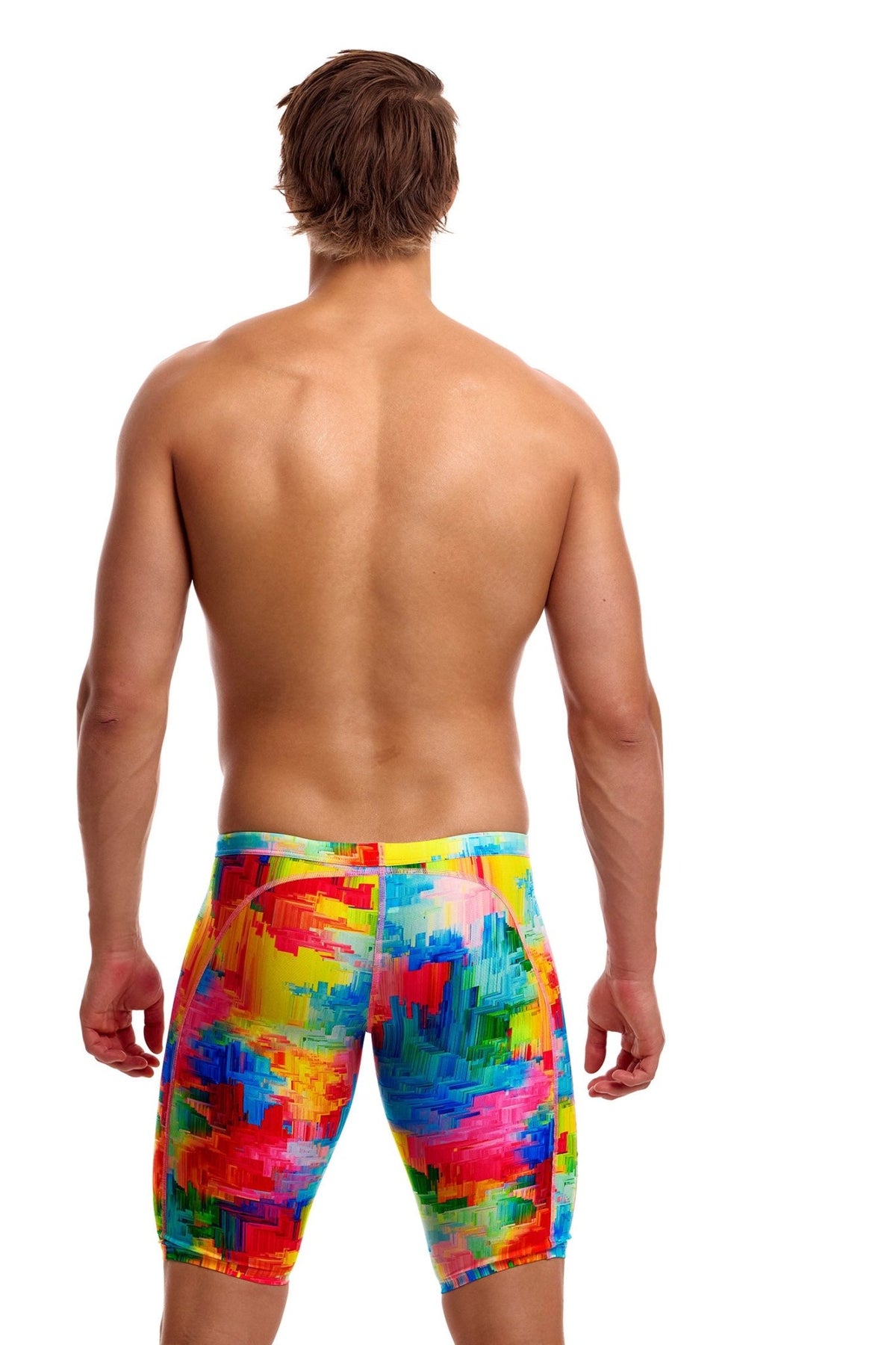 FUNKY TRUNKS MENS FALLING COLOURS TRAINING JAMMER - Multicolour