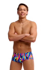 FUNKY TRUNKS MENS FAULT LINES CLASSIC TRUNKS