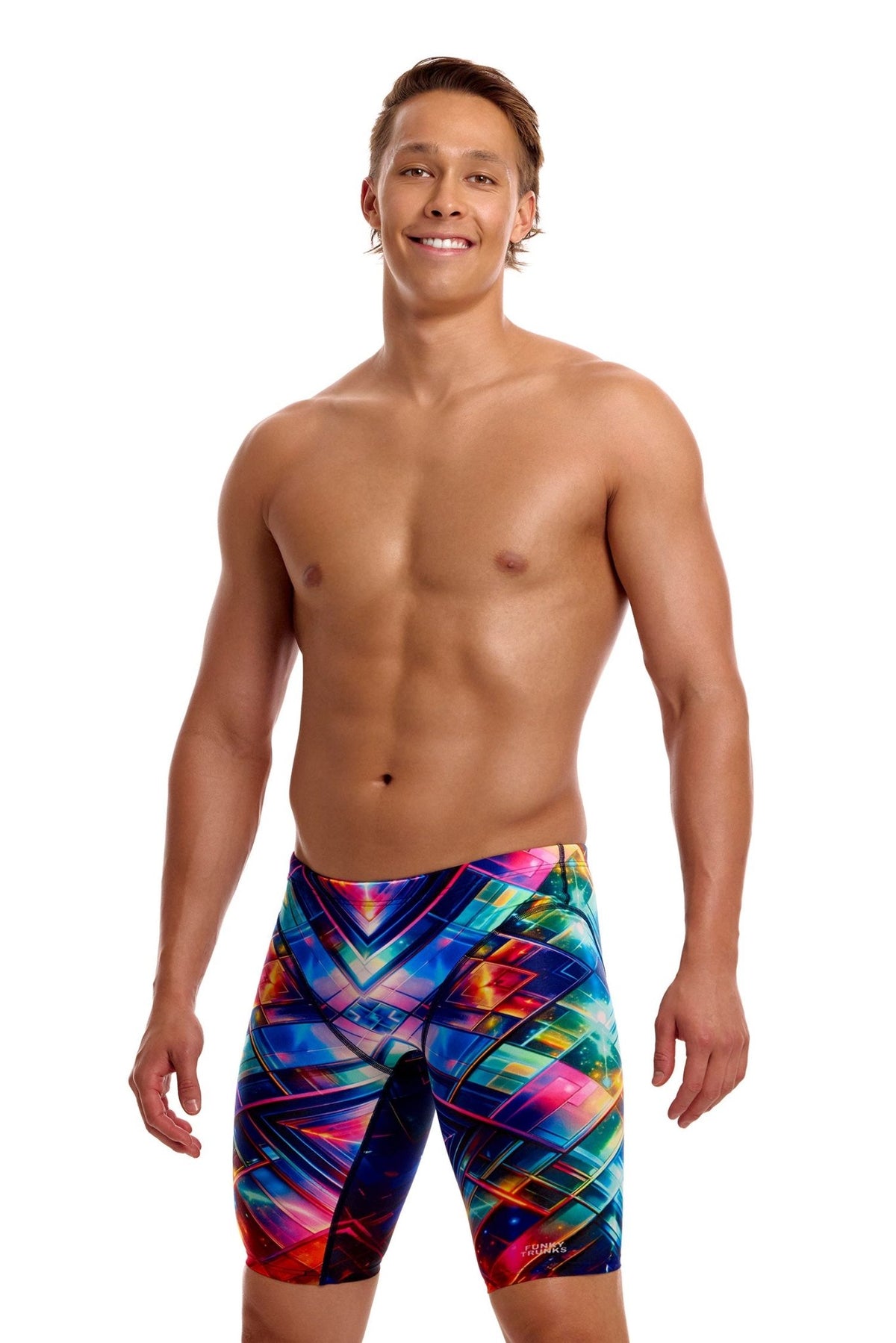 FUNKY TRUNKS MENS FIREFLY SPARKLE FAST TRAINING JAMMER - Multicolour