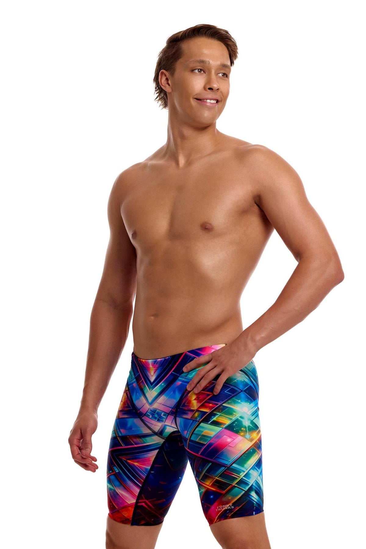 FUNKY TRUNKS MENS FIREFLY SPARKLE FAST TRAINING JAMMER - Multicolour