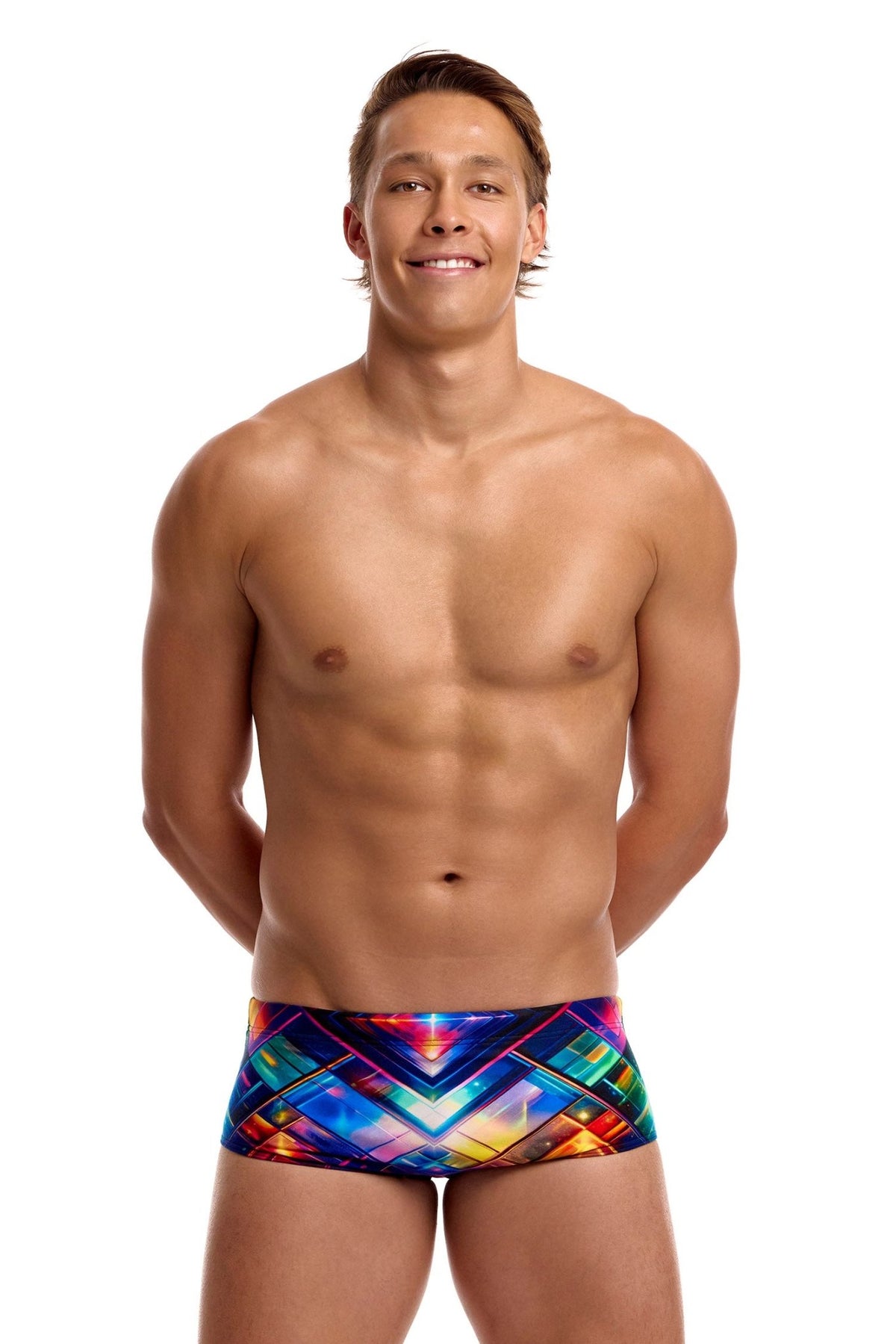 FUNKY TRUNKS MENS FIREFLY SPARKLE SIDEWINDER TRUNKS - Multicolour
