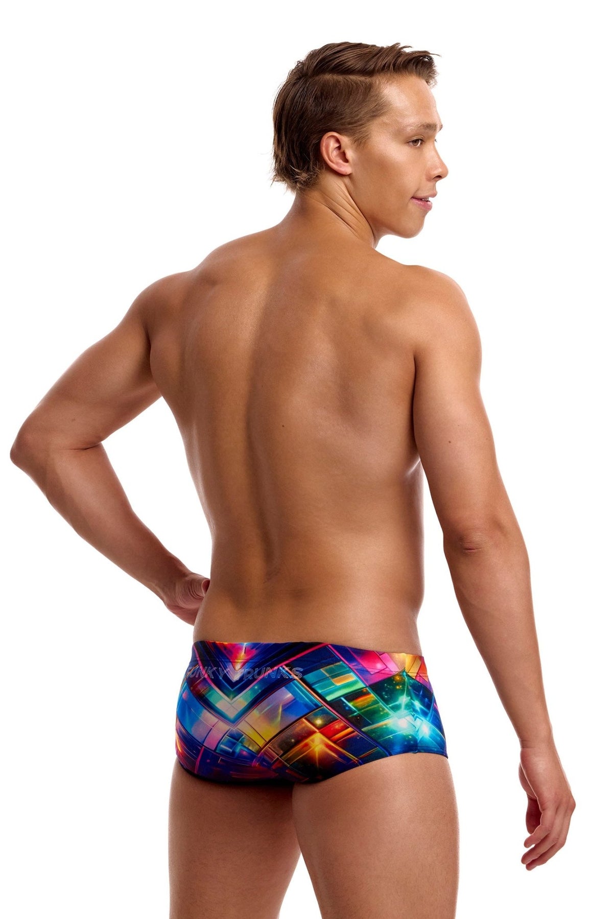 FUNKY TRUNKS MENS FIREFLY SPARKLE SIDEWINDER TRUNKS - Multicolour