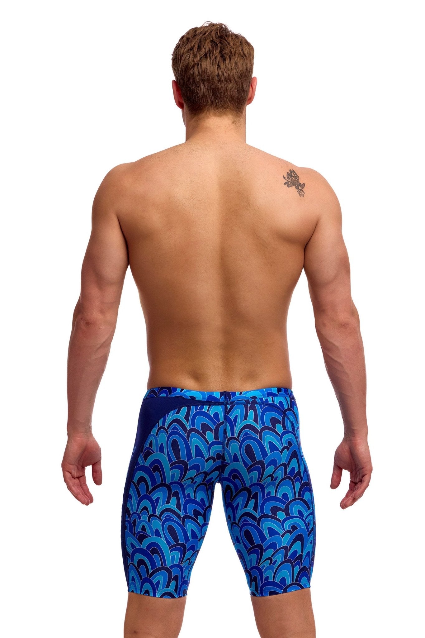 FUNKY TRUNKS MENS HILL BILLY BLUES TRAINING JAMMER - Blue