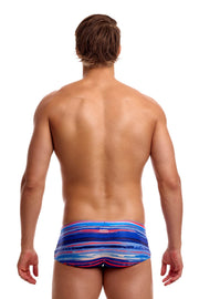 FUNKY TRUNKS MENS LOST LINES SIDEWINDER TRUNKS - Blue