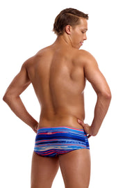 FUNKY TRUNKS MENS LOST LINES SIDEWINDER TRUNKS - Blue