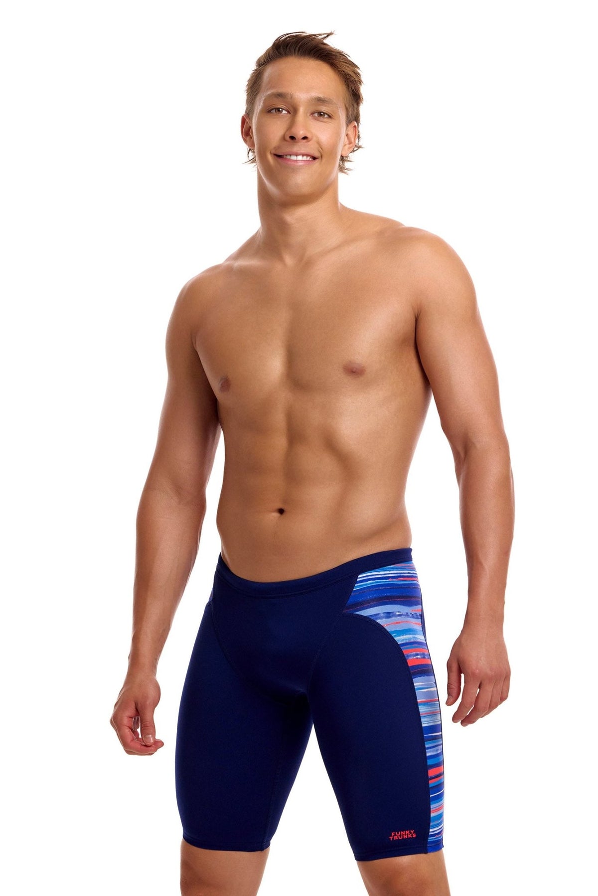 FUNKY TRUNKS MENS LOST LINES TRAINING JAMMER - Blue