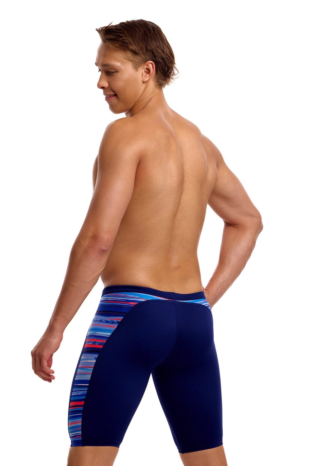 FUNKY TRUNKS MENS LOST LINES TRAINING JAMMER - Blue
