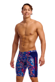 FUNKY TRUNKS MENS MAD CAT TRAINING JAMMER - Multicolour