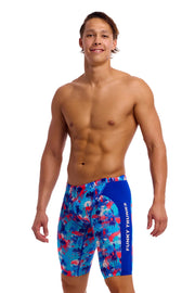 FUNKY TRUNKS MENS MESSY MESSY MESSY TRAINING JAMMER - Blue