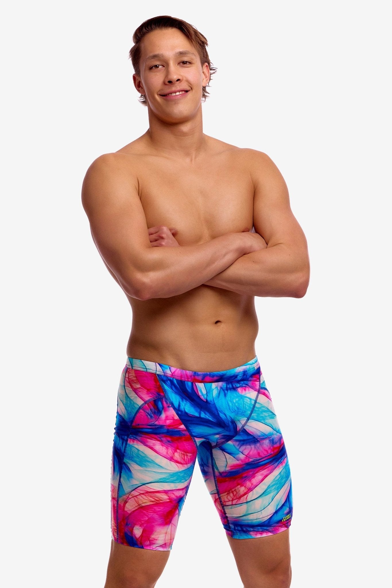 FUNKY TRUNKS MENS MUSCLE MAD TRAINING JAMMER - Multicolour