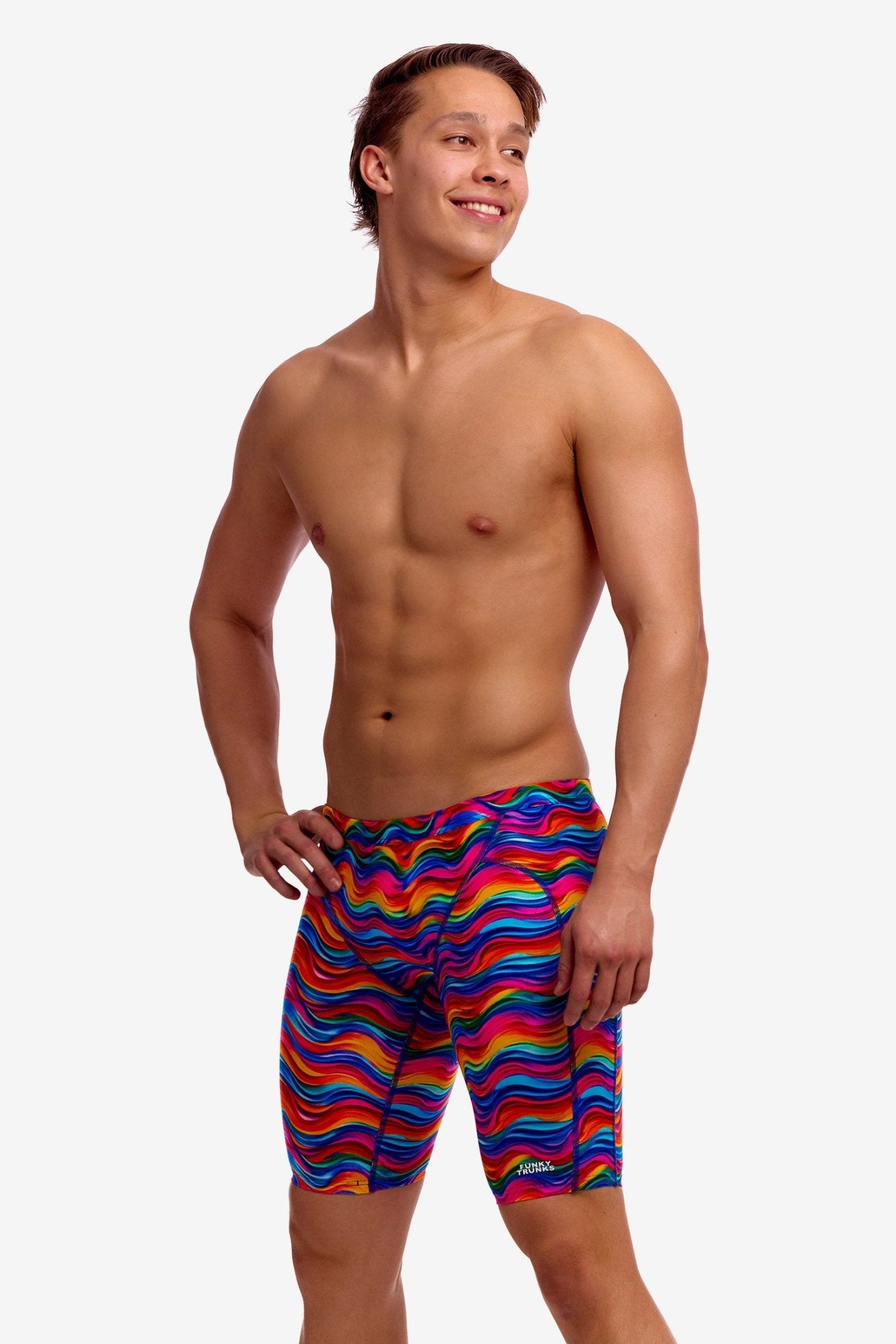 FUNKY TRUNKS MENS PLASTIC FANTASTIC TRAINING JAMMER - Multicolour