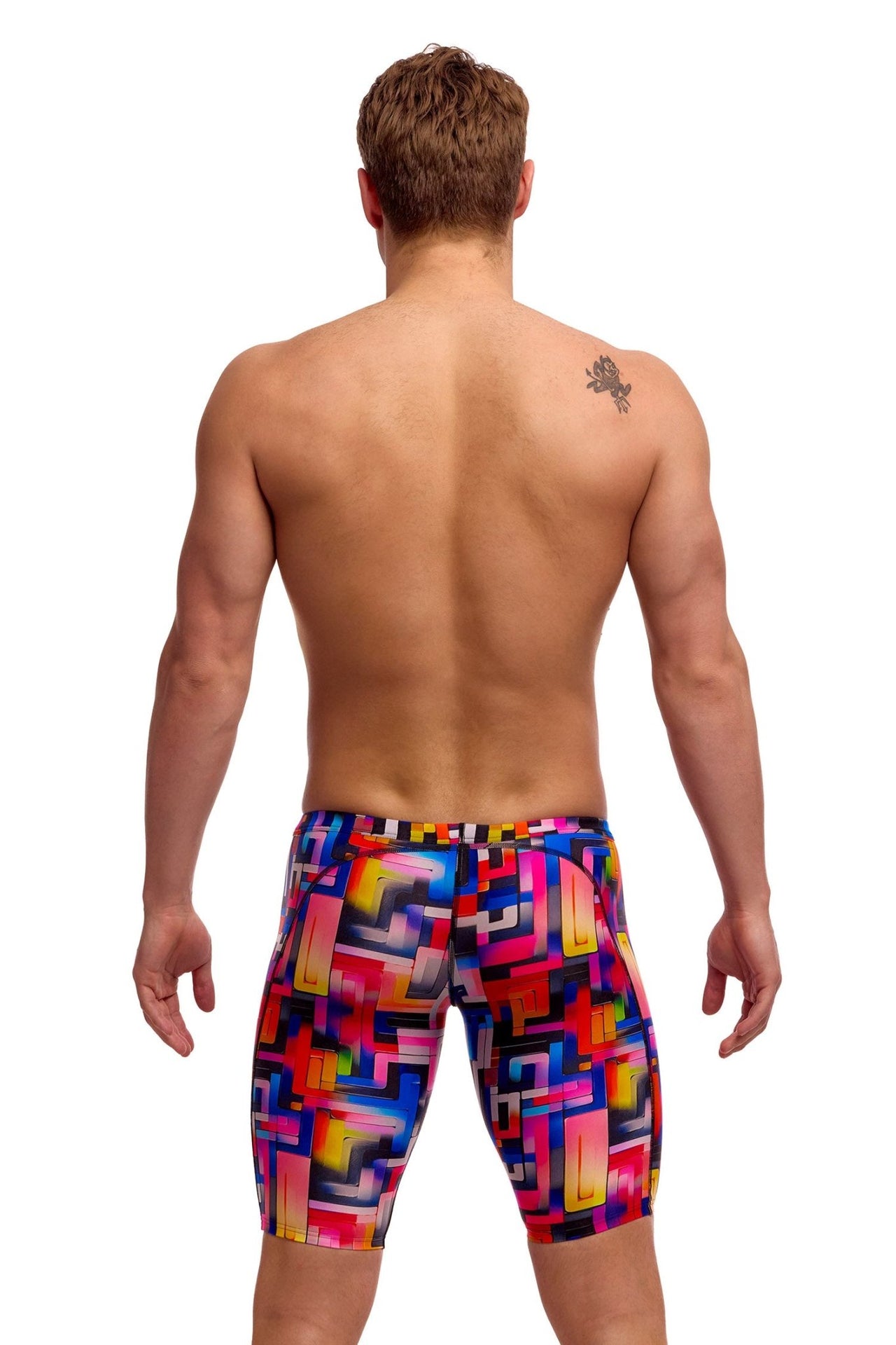 FUNKY TRUNKS MENS PUTTY RULES TRAINING JAMMER - Multicolour