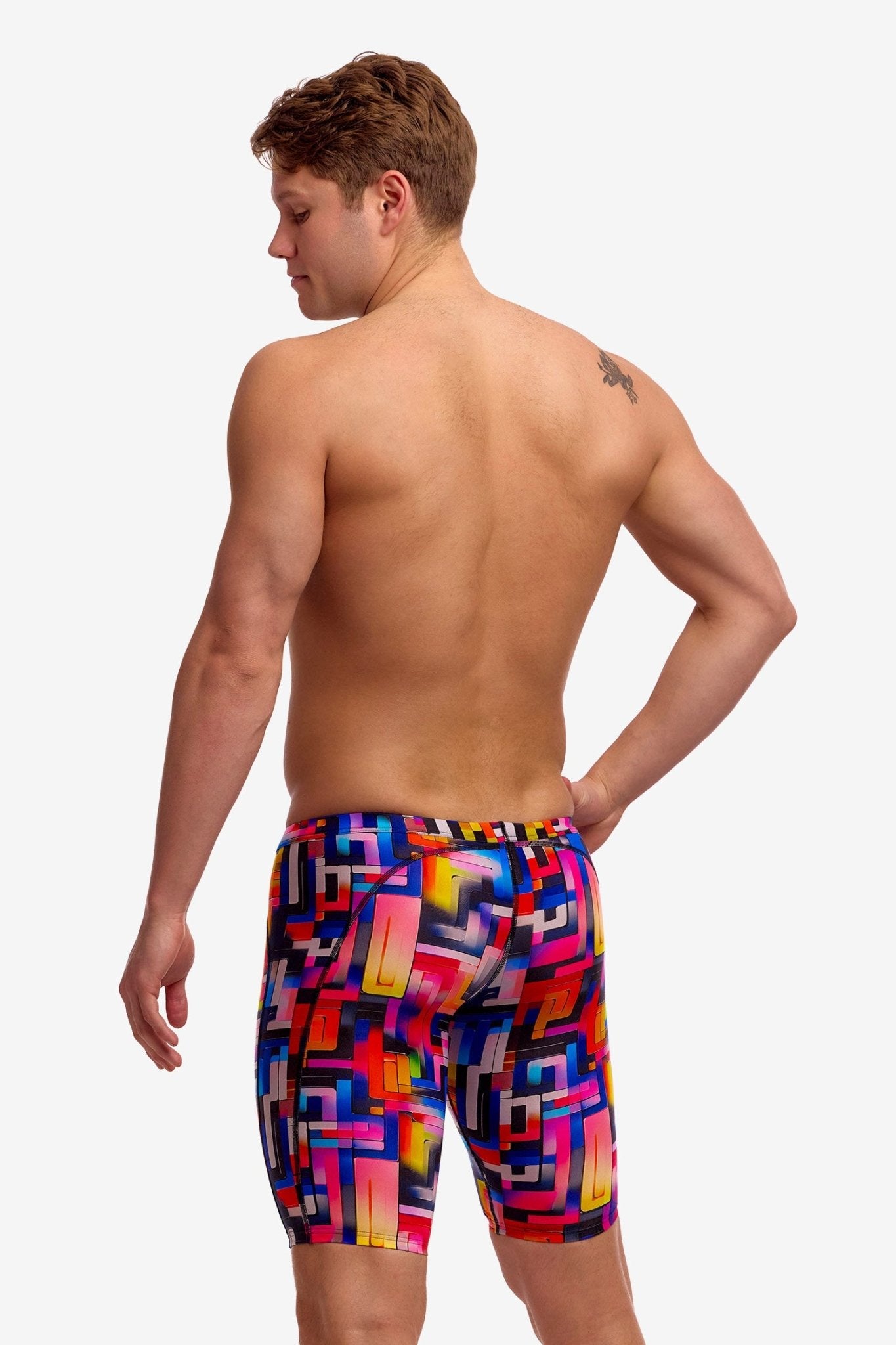 FUNKY TRUNKS MENS PUTTY RULES TRAINING JAMMER - Multicolour