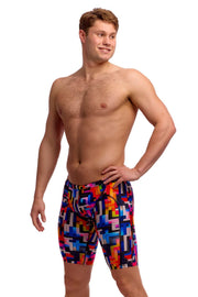 FUNKY TRUNKS MENS PUTTY RULES TRAINING JAMMER - Multicolour