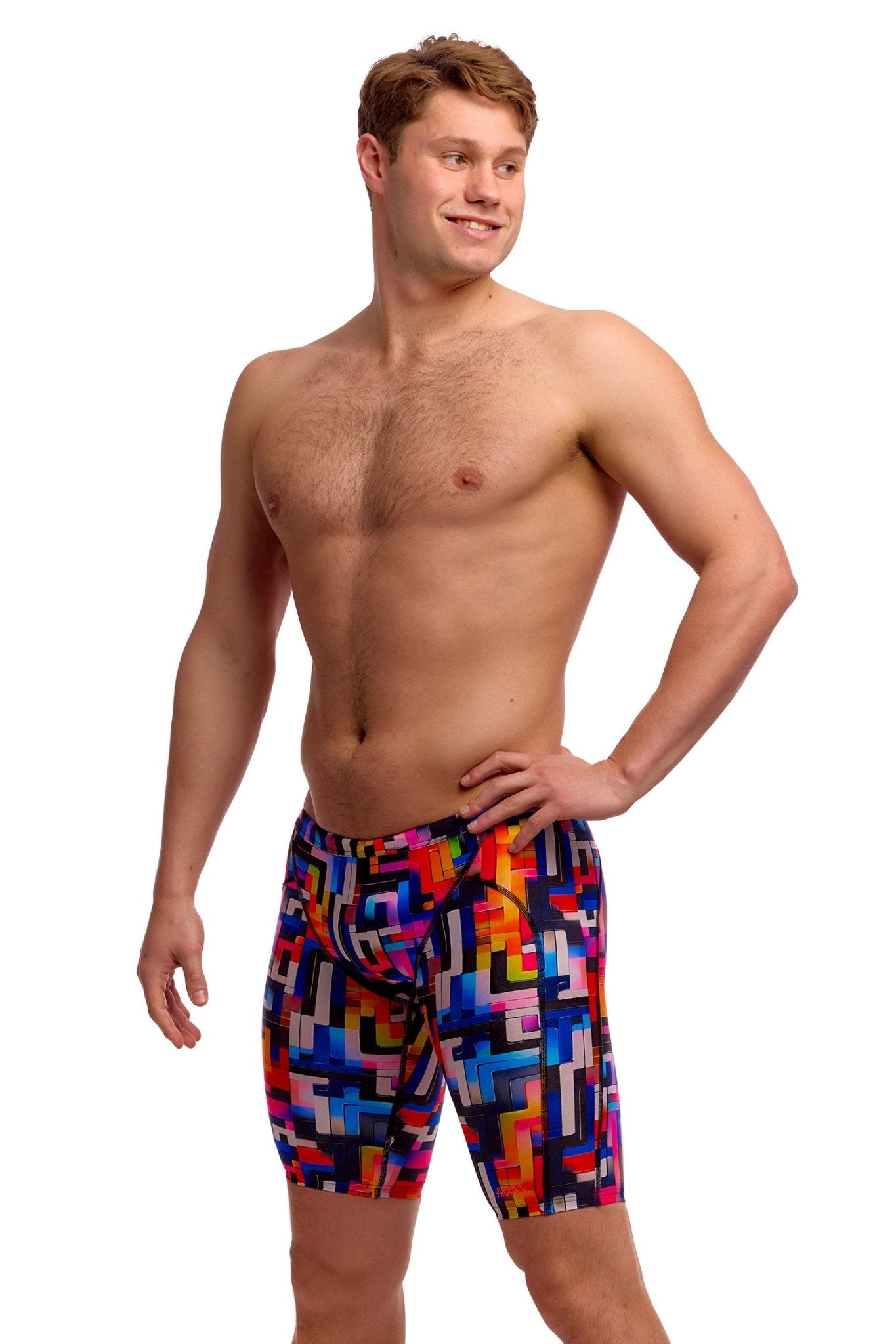 FUNKY TRUNKS MENS PUTTY RULES TRAINING JAMMER - Multicolour