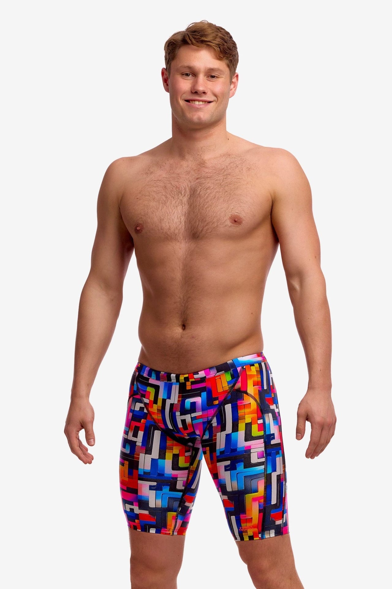 FUNKY TRUNKS MENS PUTTY RULES TRAINING JAMMER - Multicolour