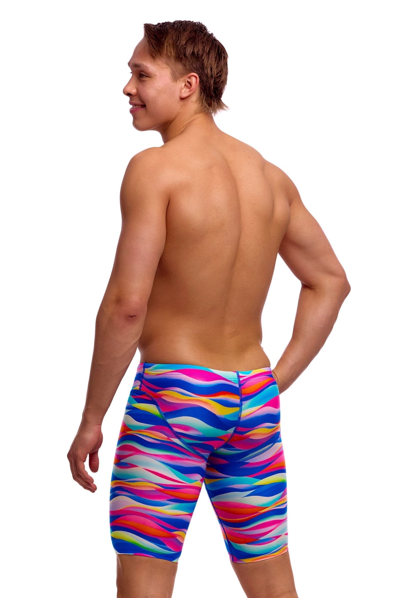 FUNKY TRUNKS MENS ROYAL WAVE FAST TRAINING JAMMER - Multicolour