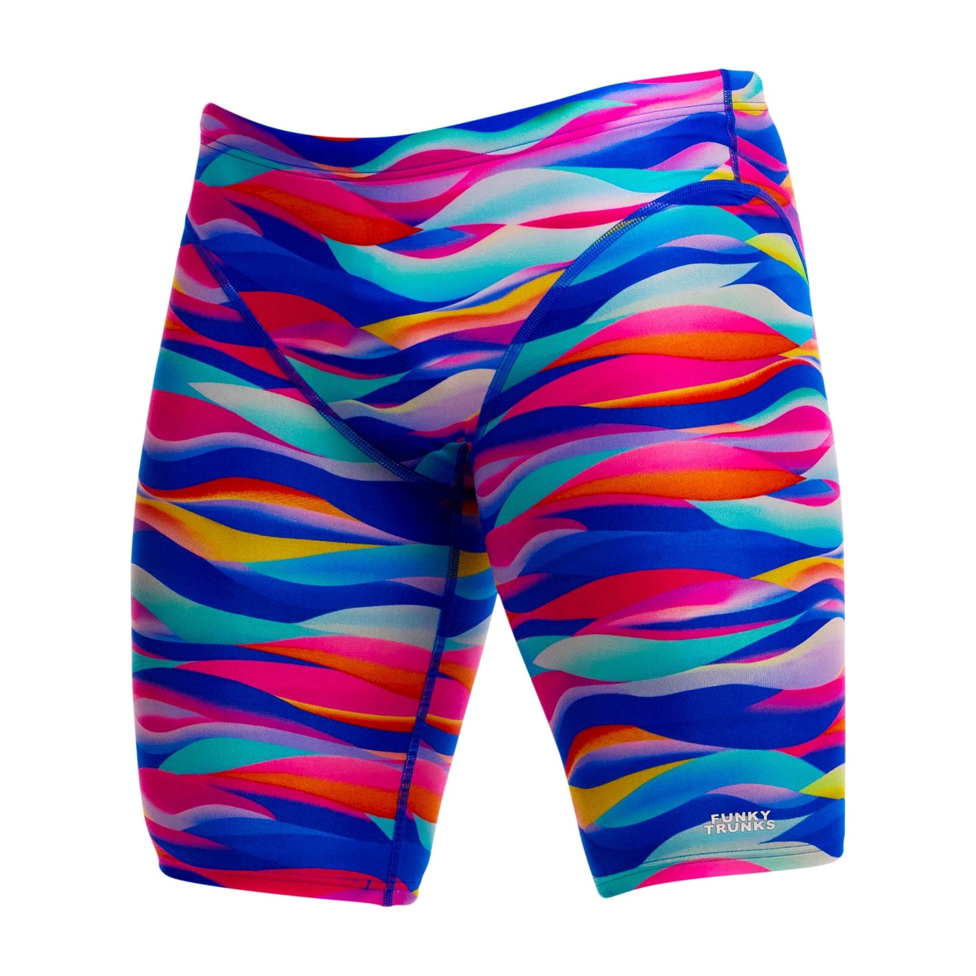 FUNKY TRUNKS MENS ROYAL WAVE FAST TRAINING JAMMER - Multicolour