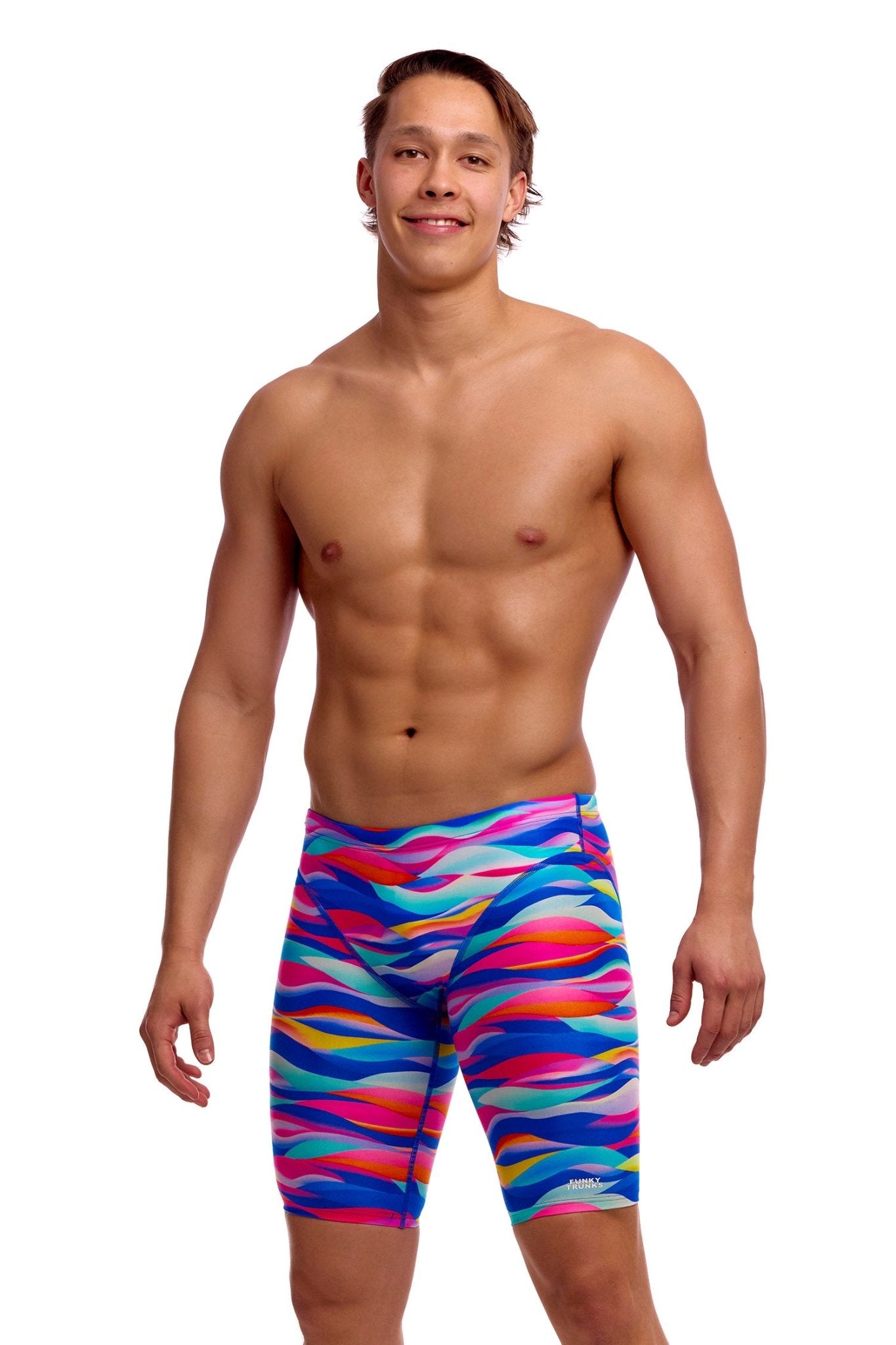 FUNKY TRUNKS MENS ROYAL WAVE FAST TRAINING JAMMER - Multicolour