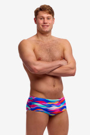 FUNKY TRUNKS MENS ROYAL WAVE SIDEWINDER TRUNKS - Multicolour