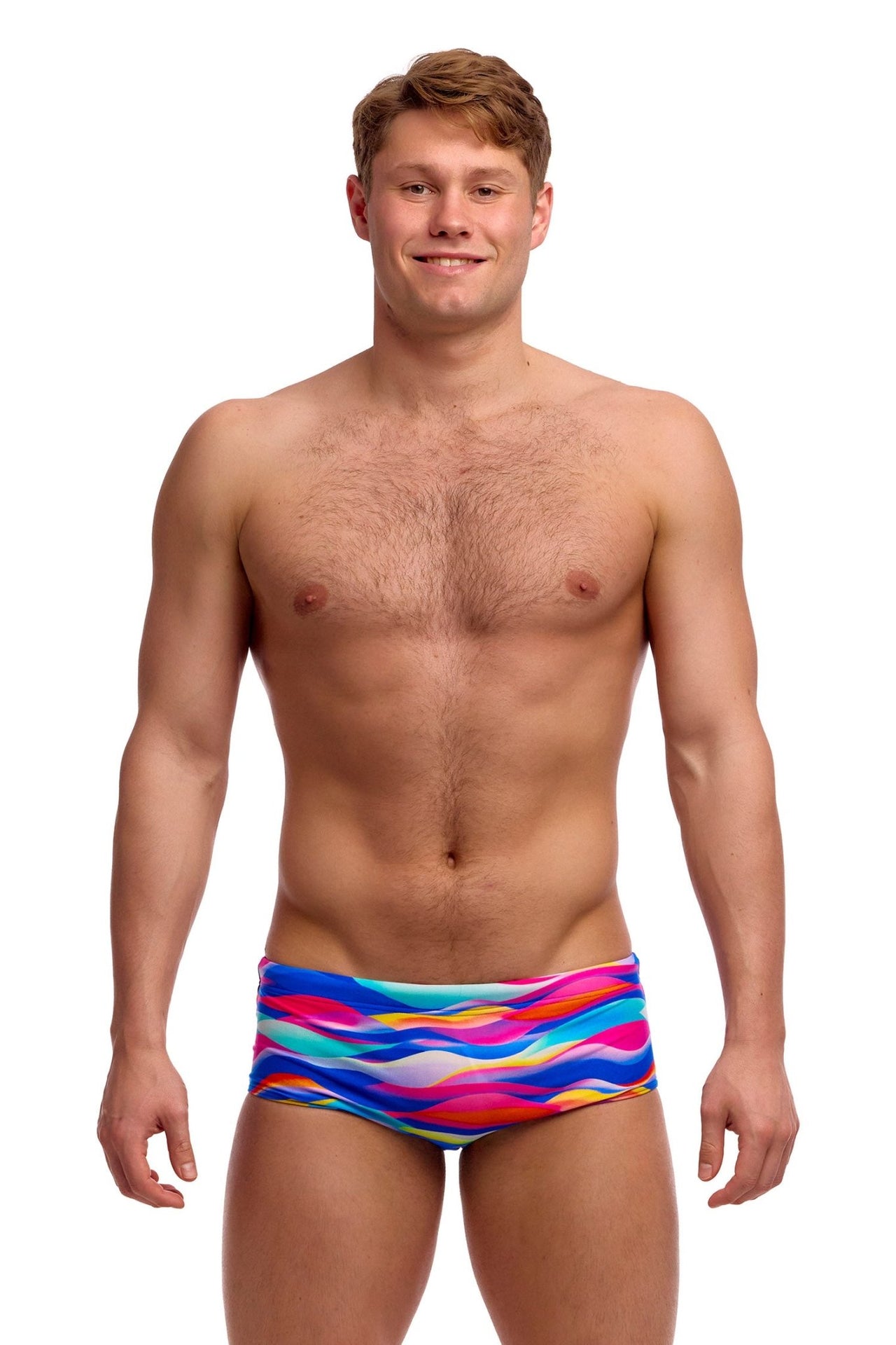 FUNKY TRUNKS MENS ROYAL WAVE SIDEWINDER TRUNKS - Multicolour