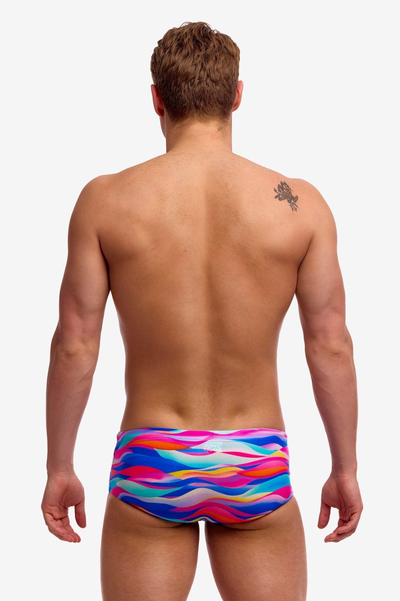 FUNKY TRUNKS MENS ROYAL WAVE SIDEWINDER TRUNKS - Multicolour