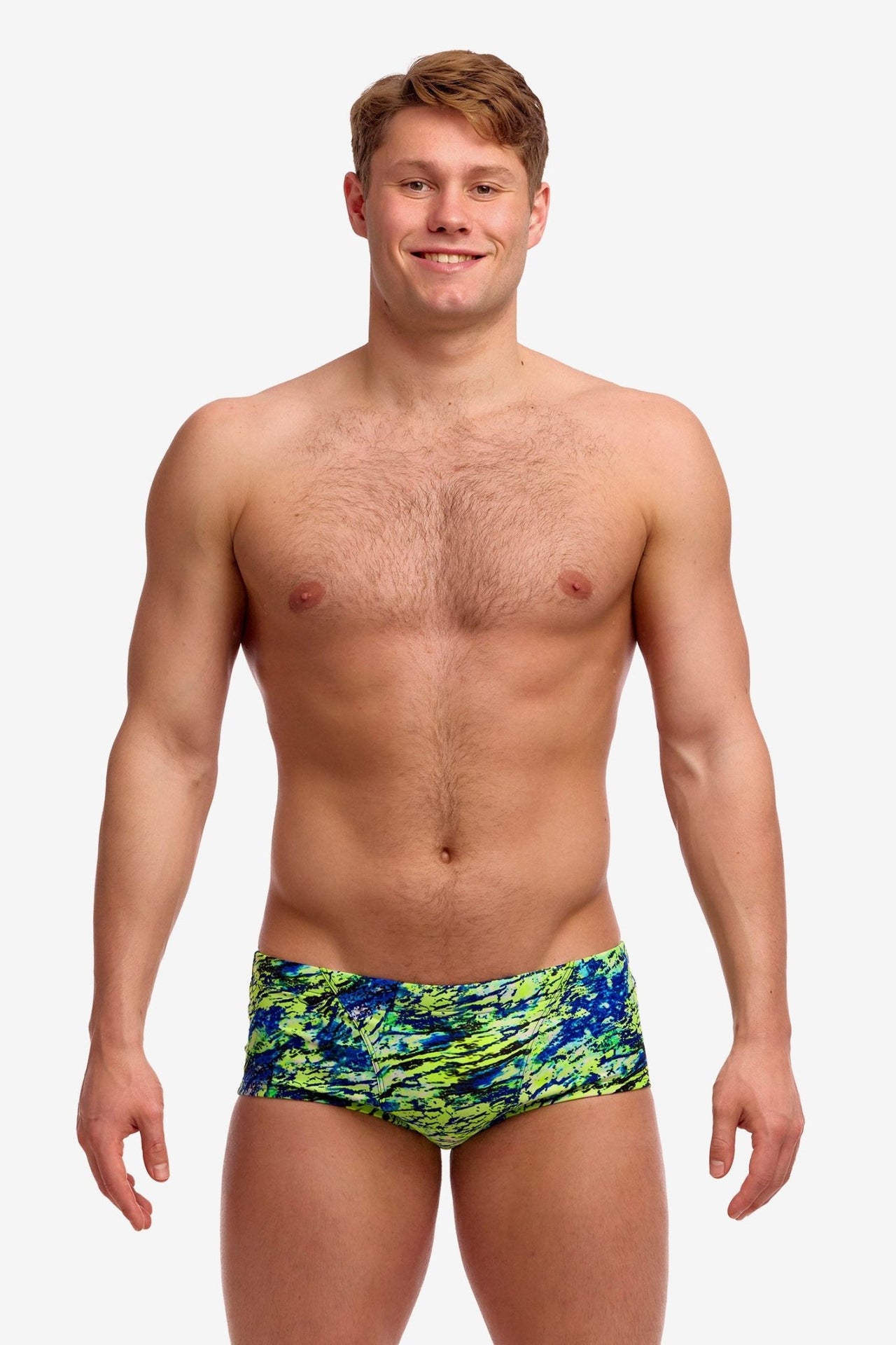 FUNKY TRUNKS MENS SCALED BACK CLASSIC TRUNKS - Green