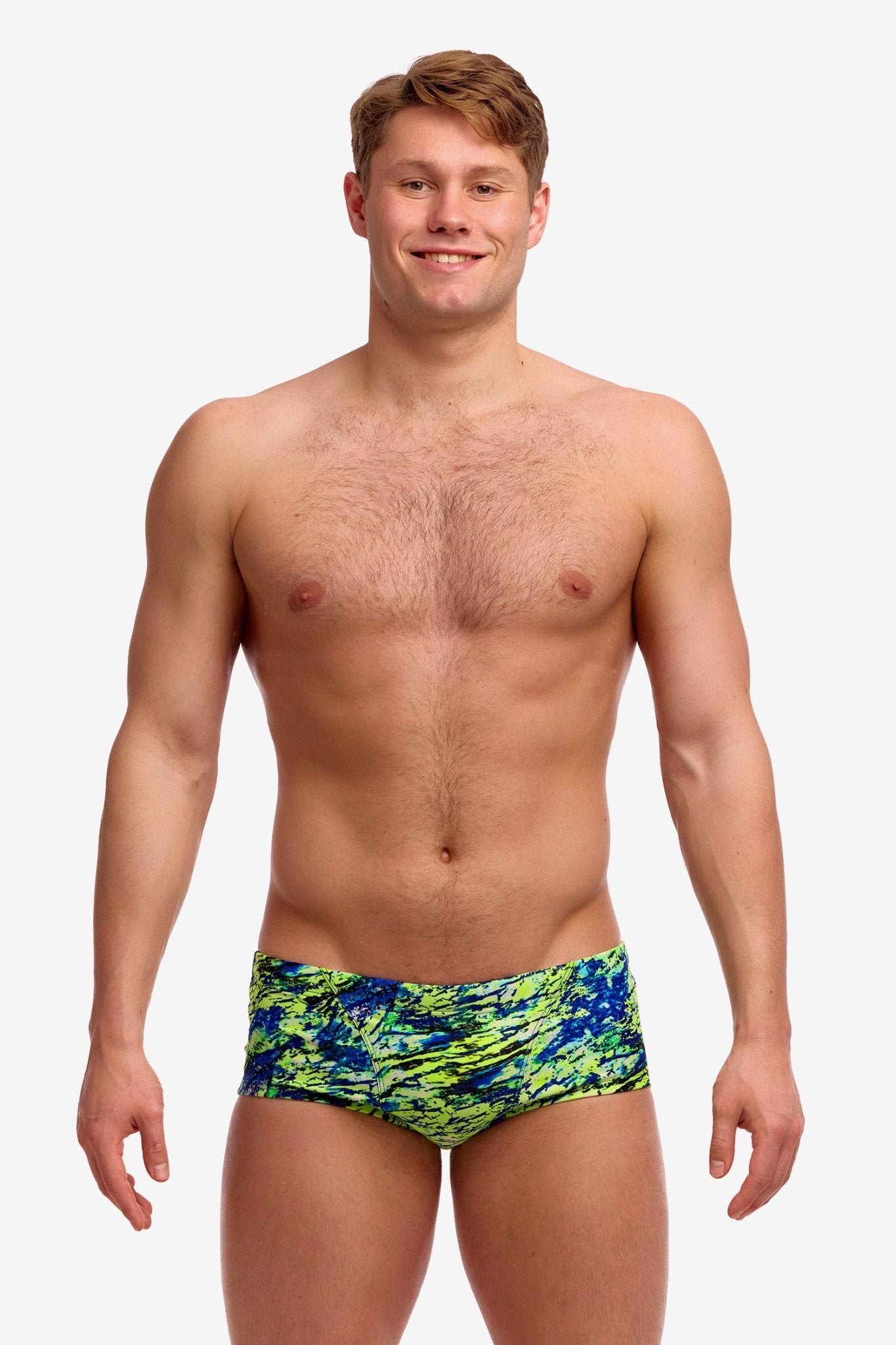 FUNKY TRUNKS MENS SCALED BACK CLASSIC TRUNKS - Green